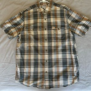 Carhartt 103553 - Fort Plaid Short Sleeve Shirt. Like new